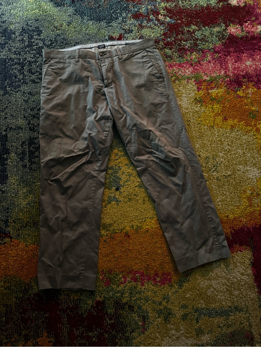 GAP Men's Olive Gray Chino Pants